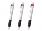 名入れボールペン｜マルチアクションペン シルバー