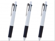 〈名入れボールペン〉マルチファイブ 5機能ペン 白軸