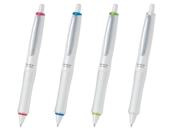 〈名入れボールペン〉ドクターグリップ ピュアホワイト
