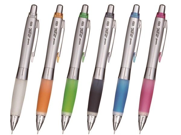 〈名入れシャーペン〉 ユニ アルファゲル（やわらかめ）