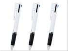 〈名入れボールペン〉クリフター 3色ボールペン 白軸