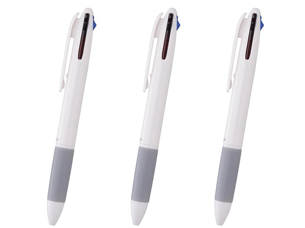 〈名入れボールペン〉ダブルアクション C3 白軸