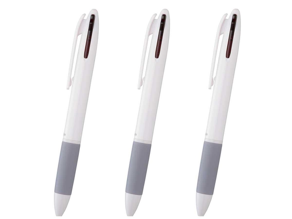 〈名入れボールペン〉ダブルアクションC2 白軸