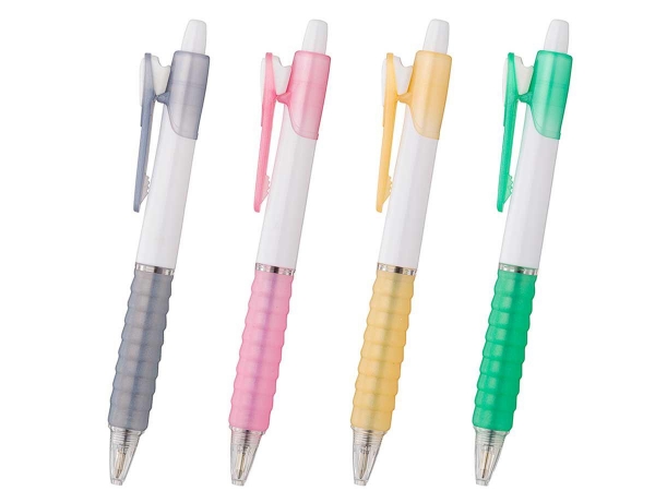 〈名入れボールペン〉グラマーソフトボールペン 白軸