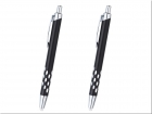 名入れボールペン｜光るメタリックペン ブラック