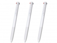 〈名入れボールペン〉スーパーグリップG 2色ボールペン 白軸