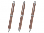 〈名入れボールペン〉2+1 レグノメイプル（木製多機能ペン）