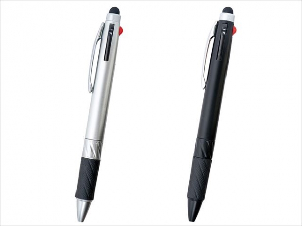 名入れボールペン｜タッチペン付3色ボールペンNEW