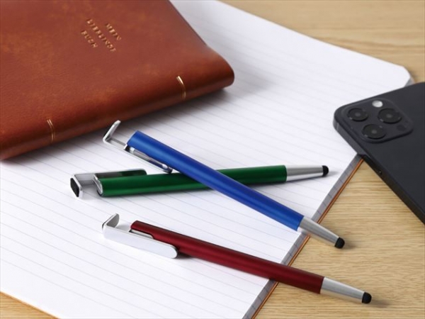 名入りボールペン 名入れギフト タッチペン ハンドメイド ボールペン 記念品 20本〜 タッチペン付ビジネスペン フルカラー名入れ 名入れ