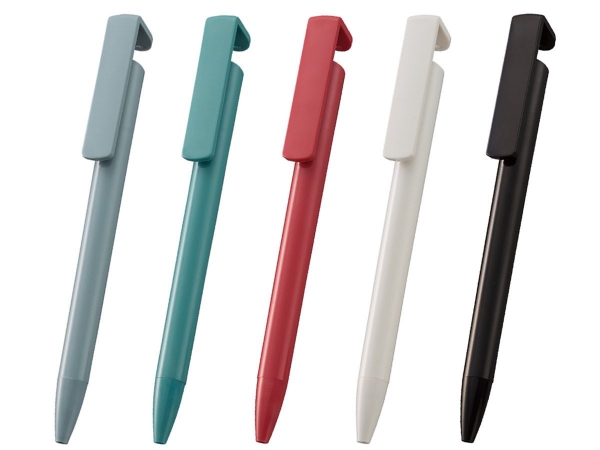 名入れボールペン｜スマホスタンド付OBPボールペン(再生PET)